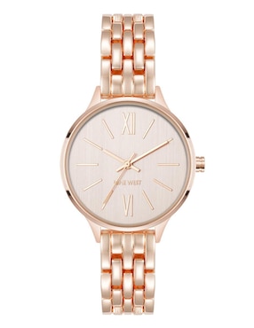 Reloj Nine West Rose Gold Collection para mujer NW3308RGRG