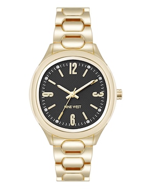 Reloj Nine West Gold Collection para mujer NW3330BKGB