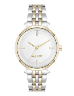 Reloj Nine West Two Tone Collection para mujer NW3333SVTT