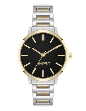 Reloj Nine West Two Tone Collection para mujer NW3335BKTT