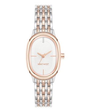 Reloj Nine West Two Tone Collection para mujer NW3339SVRT