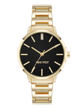 Reloj Nine West Gold Collection para mujer NW3334BKGB