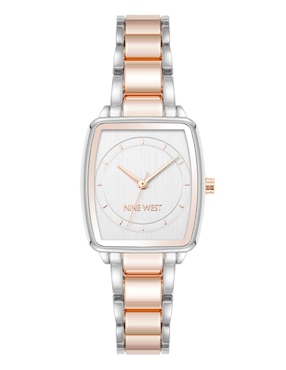 Reloj Nine West Two Tone Collection para mujer NW3301SVRT