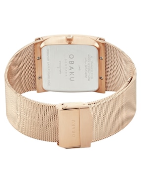Reloj Obaku Denmark Lund Roses para hombre V102GDVVMV