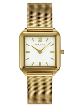 Reloj Obaku Denmark Graf - Gold para mujer V309LXGWMG
