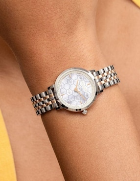 Reloj Olivia Burton Ultra Slim Honeycomb para mujer 24000265