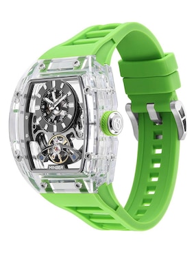 Reloj Minber Crystal Skeleton para hombre M9027G-3.01