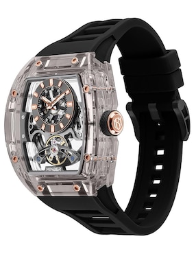 Reloj Minber Crystal Skeleton para hombre M9027G-3.05