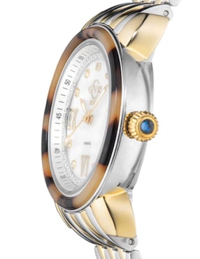 Reloj Gevril Marsala Tortoise Diamond para mujer 9854B