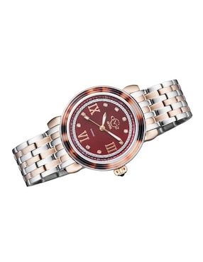 Reloj Gevril Marsala Tortoise Diamond para mujer 9855b