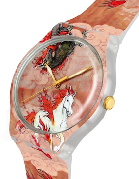 Reloj Swatch Year Of The Horse unisex SUOZ369