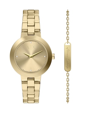Set Reloj A/X Armani Exchange para mujer Ax7177set