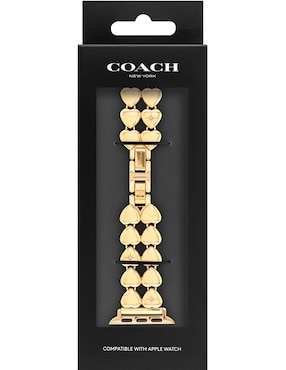Correa smartwatch para reloj Coach para Apple con corazón