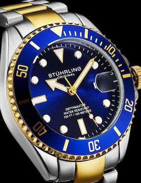 Reloj Stuhrling Depthmaster dive para hombre 4055.1