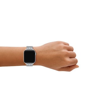 Correa para smartwatch Tory Burch de acero inoxidable