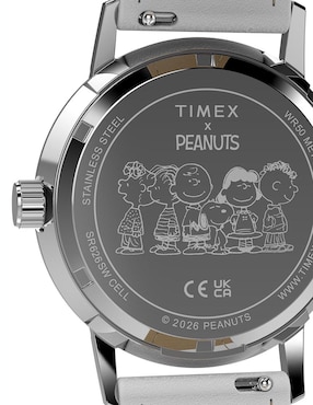 Reloj Timex Peanuts Marlin para mujer Tw2y68800vt