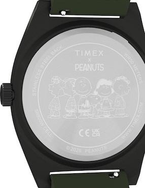 Reloj Timex Peanuts Expedition Field para hombre Tw2y52500vt