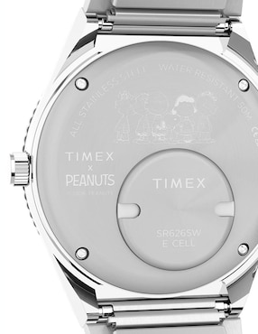 Reloj Timex Peanuts Q Timex para mujer Tw2y52700vt