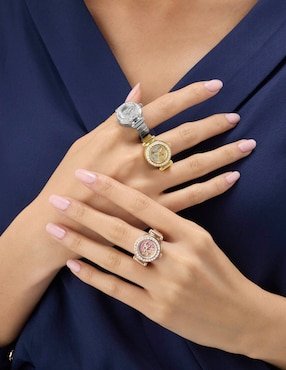 Reloj anillo Guess Anna para mujer Gw1022l2