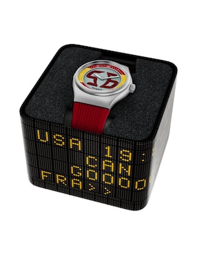 Reloj Fossil Big Tic World Flags Edición Limitada España para hombre Le1242