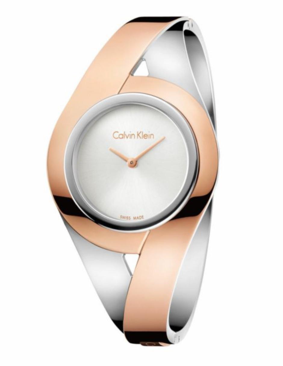 Calvin Sensual Klein K8e2m1z6 Plataoro Para Dama Reloj Rosa lJcT1KF3