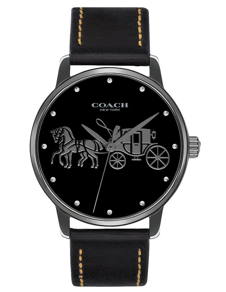 reloj coach mujer negro