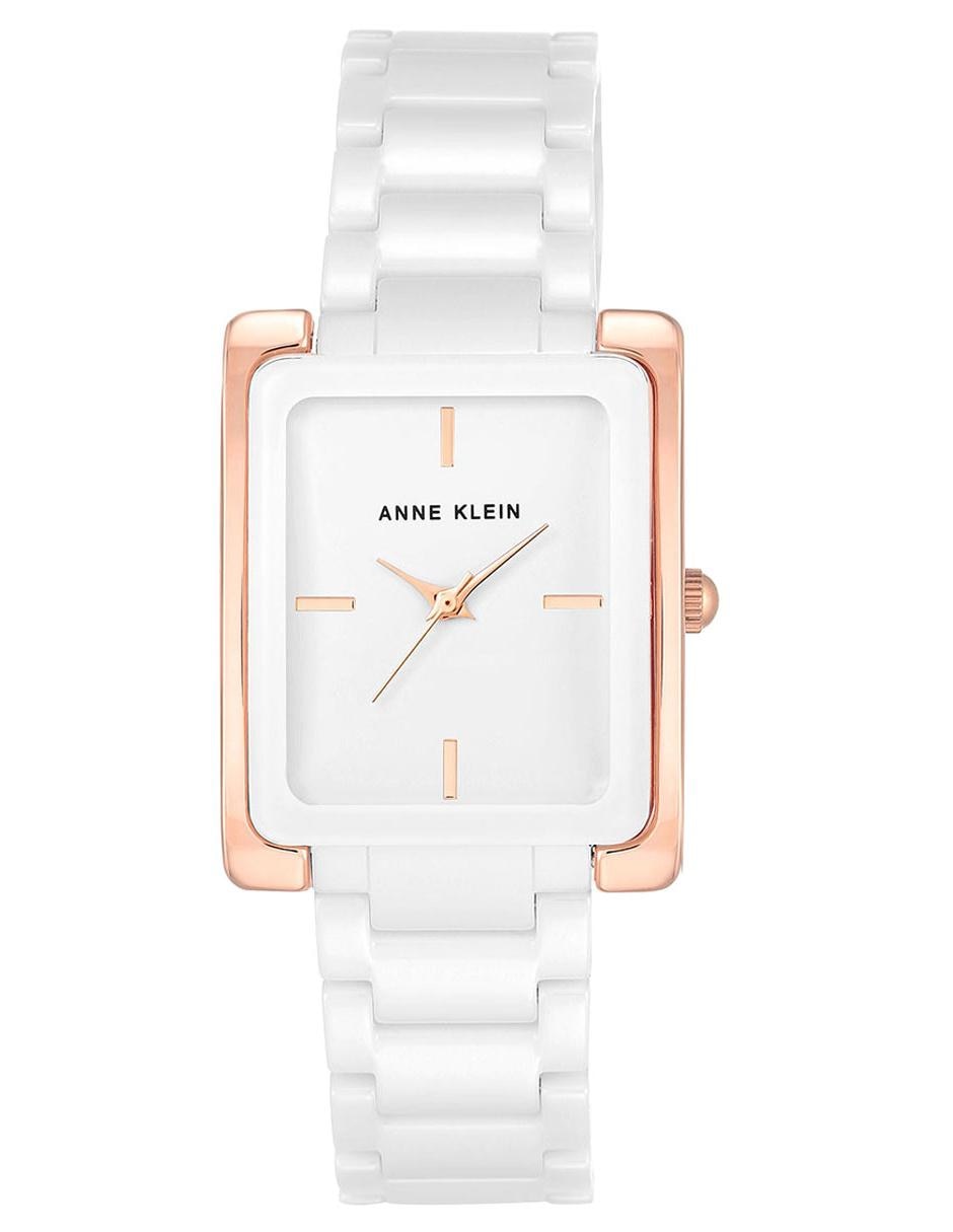 reloj anne klein dama blanco