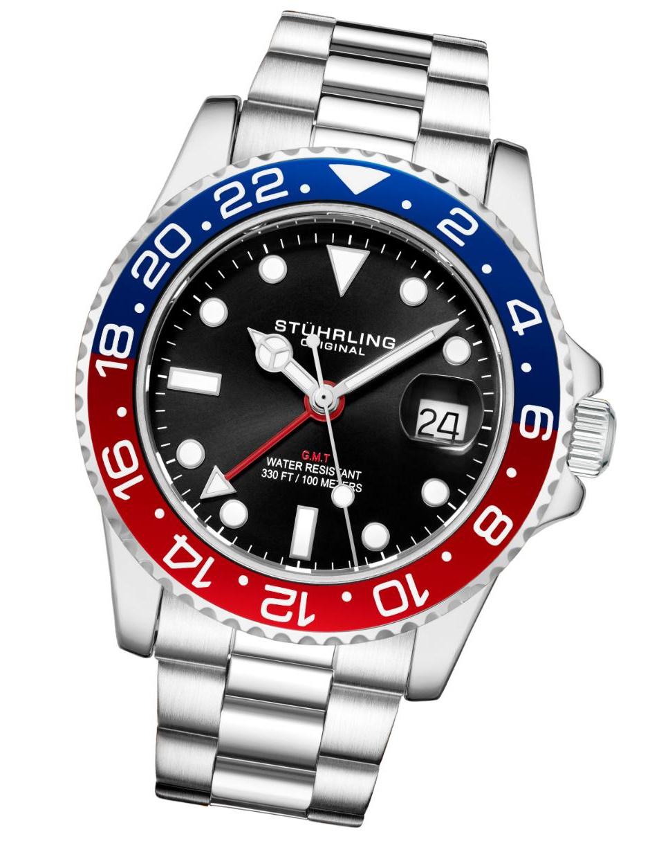 Reloj Stuhrling Meridian Aquadiver para hombre 3965.2