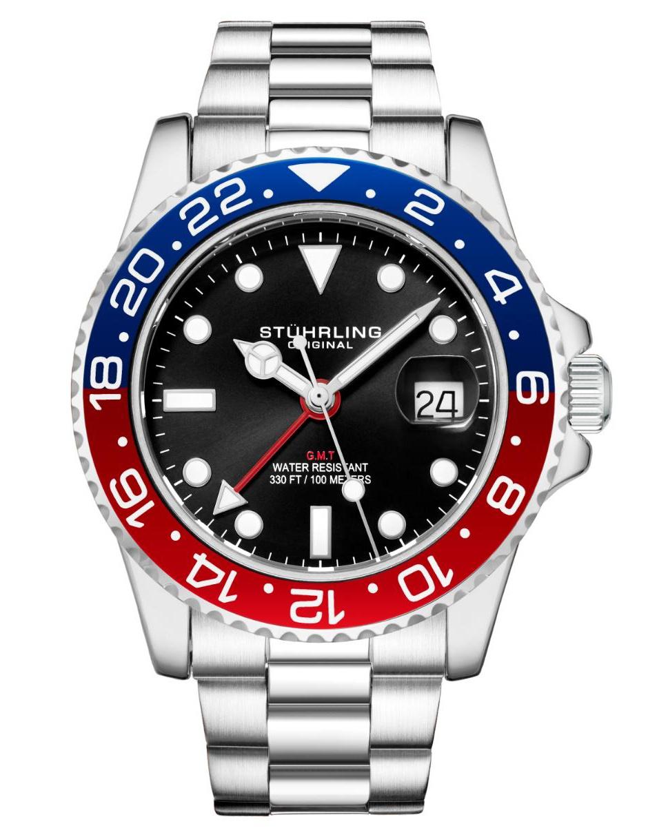 Reloj Stuhrling Meridian Aquadiver para hombre 3965.2