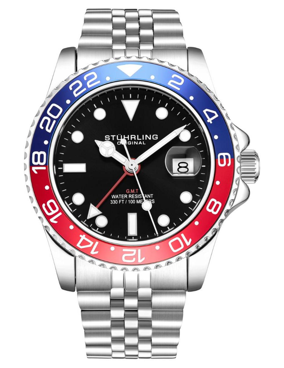 Reloj Stuhrling Meridian Aquadiver para hombre 3968.2