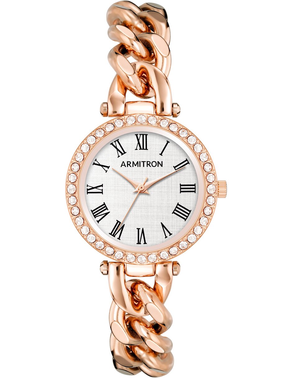 Armitron rose 2025 gold watch