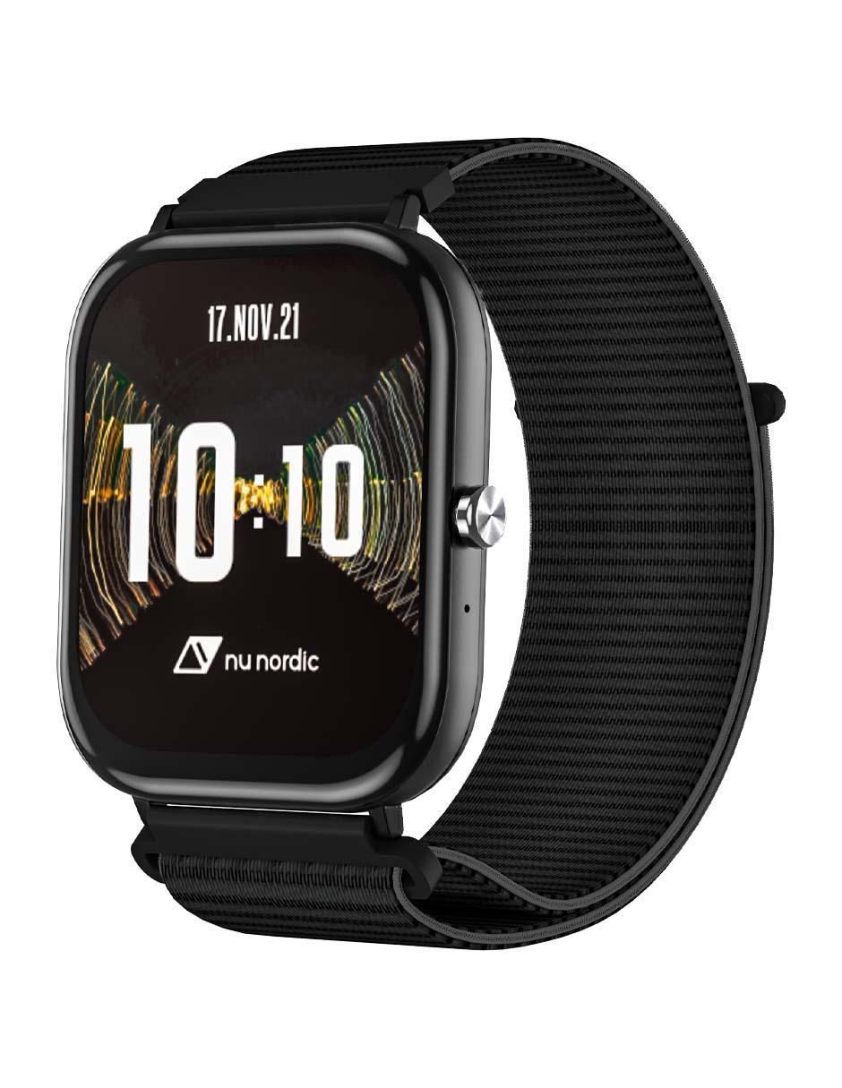 Reloj Smartwatch Nu Nordic negro para hacer llamadas 20937 – La Casa del  Reloj
