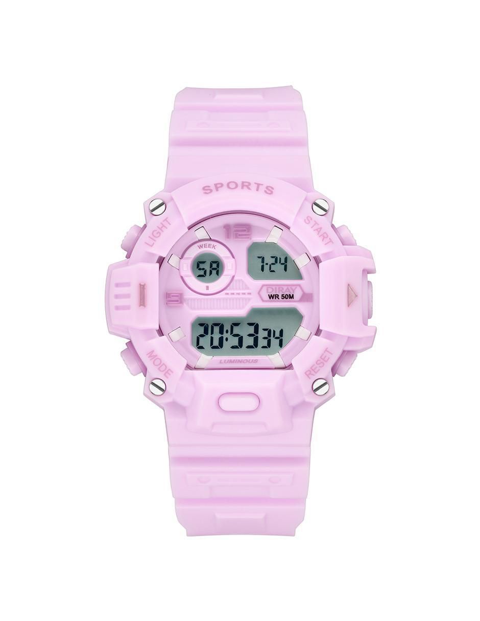Reloj Deportivo Diray Dr223l0 Color Rosa Para Mujer