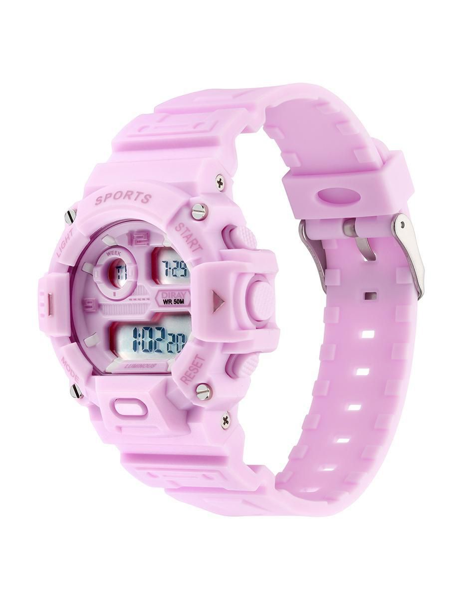 Reloj Deportivo Diray Dr223l0 Color Rosa Para Mujer