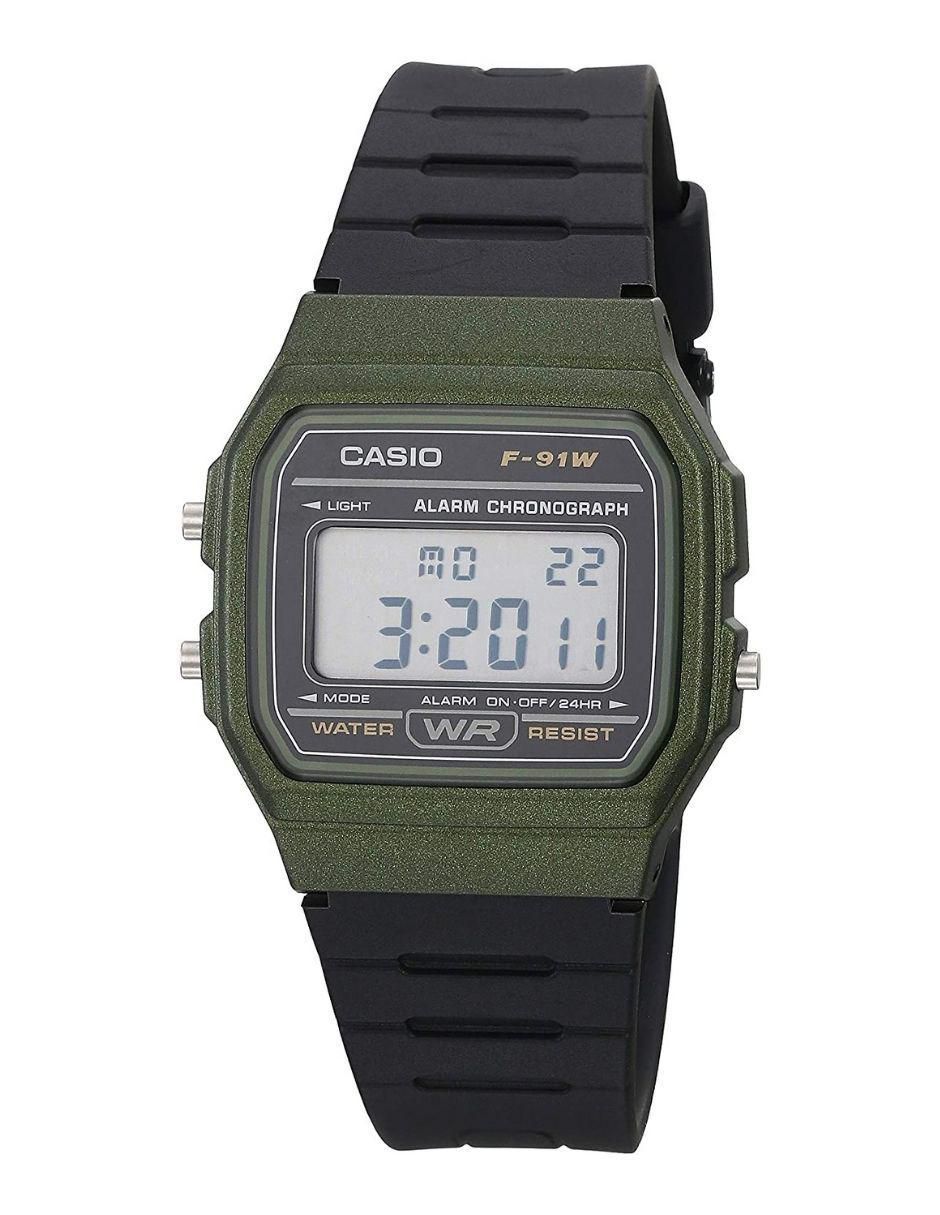 Casio F91w Un Reloj Casio Casio F91w Reloj Casio Azul Mate Nuevo