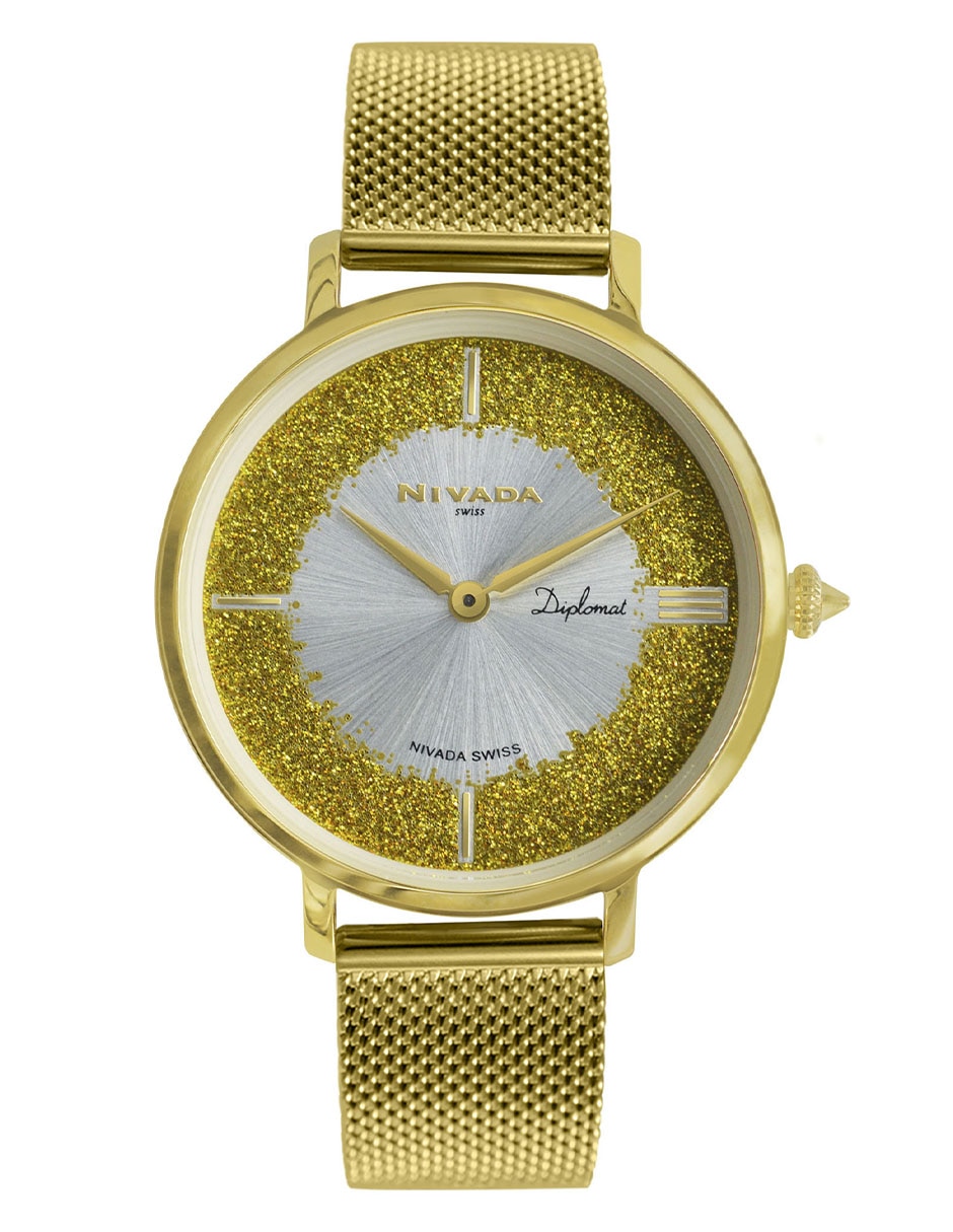 Reloj nivada 2024 mujer dorado