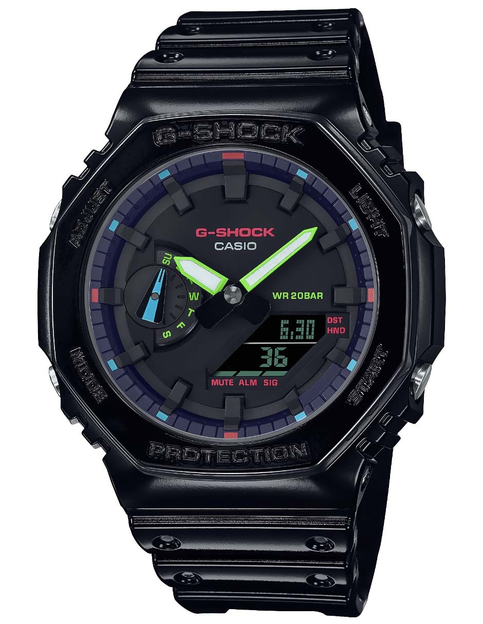 Reloj Casio G shock Ga 2100 para hombre Ga 2100rgb 1acr Liverpool