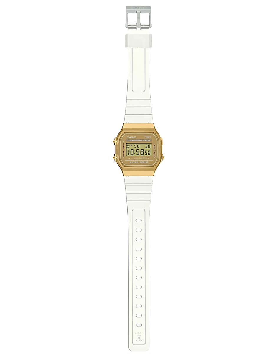 Reloj Vintage a168 unisex A168XESG-9AVT 5