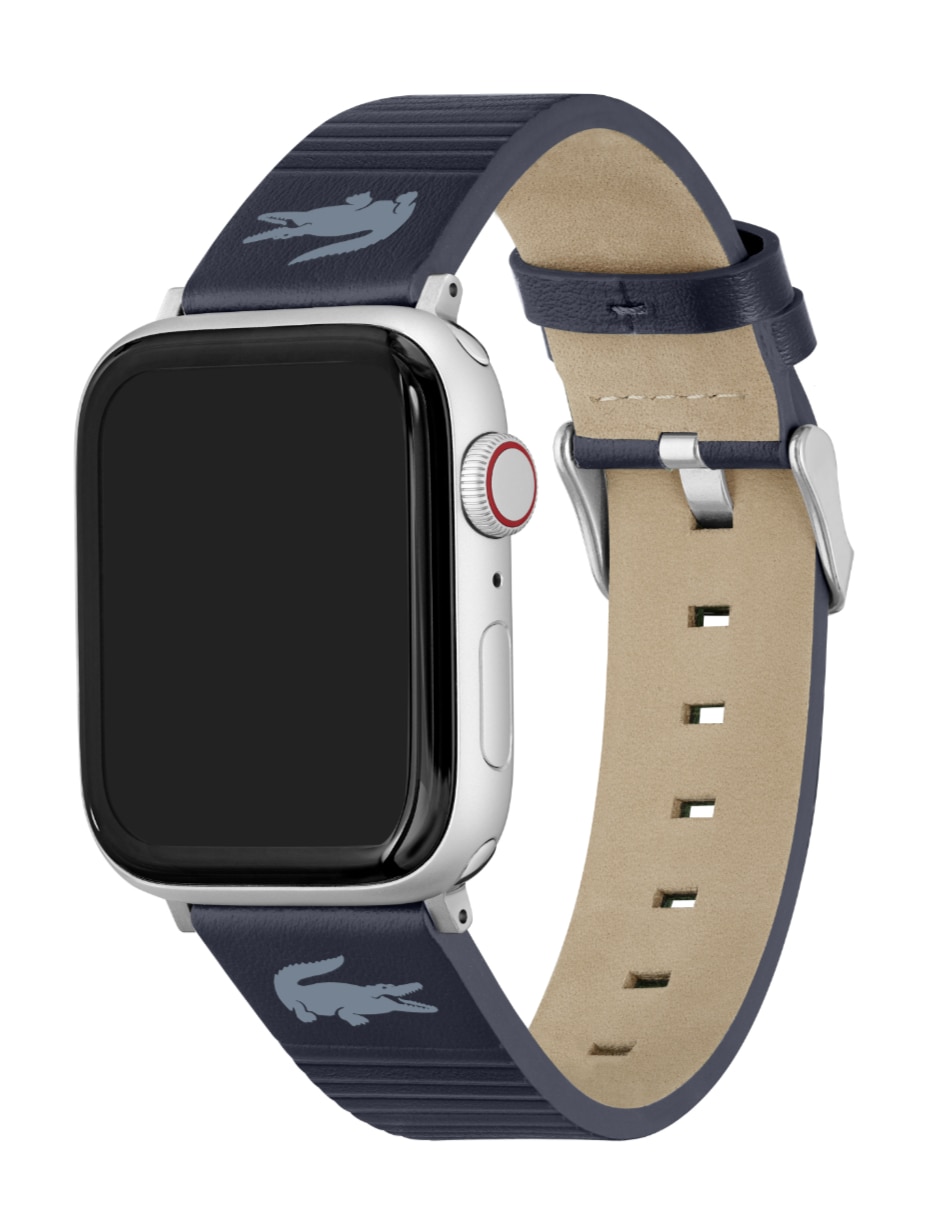 Correa para reloj para Apple de piel con acabado liso y brillante 2