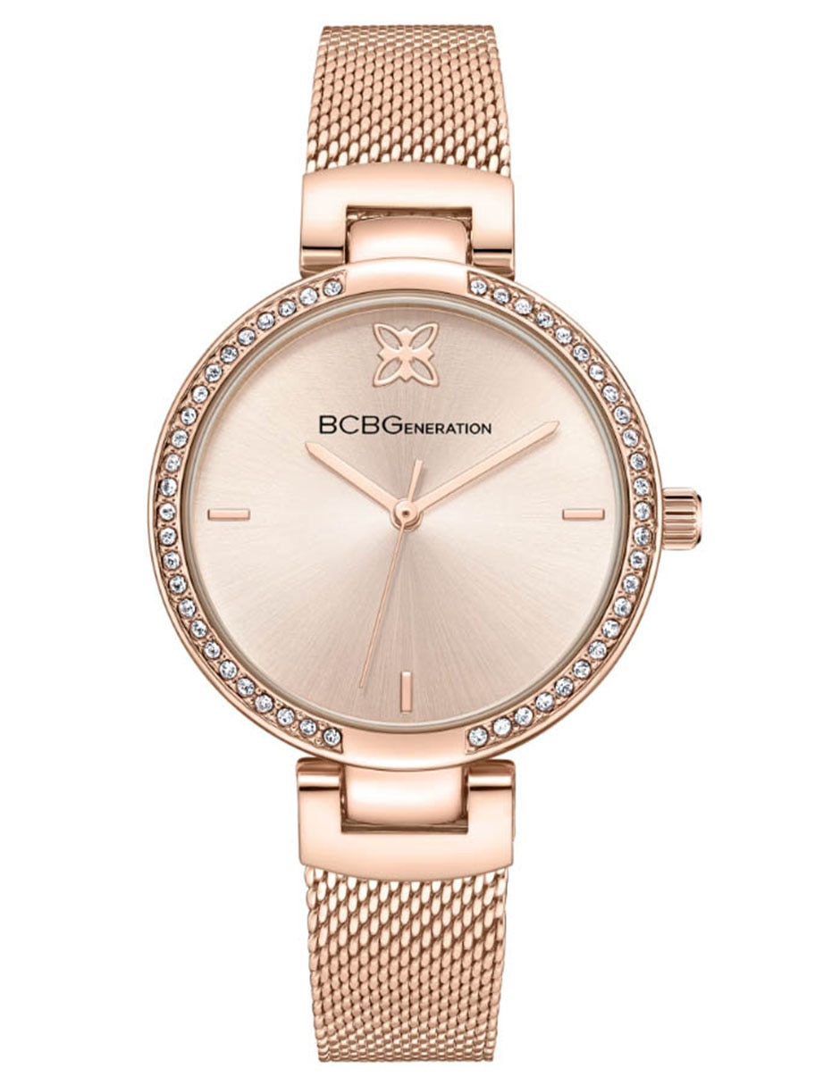 Reloj BCBGMAXAZRIA Rose Gold Collection para mujer Bbwlg0036102