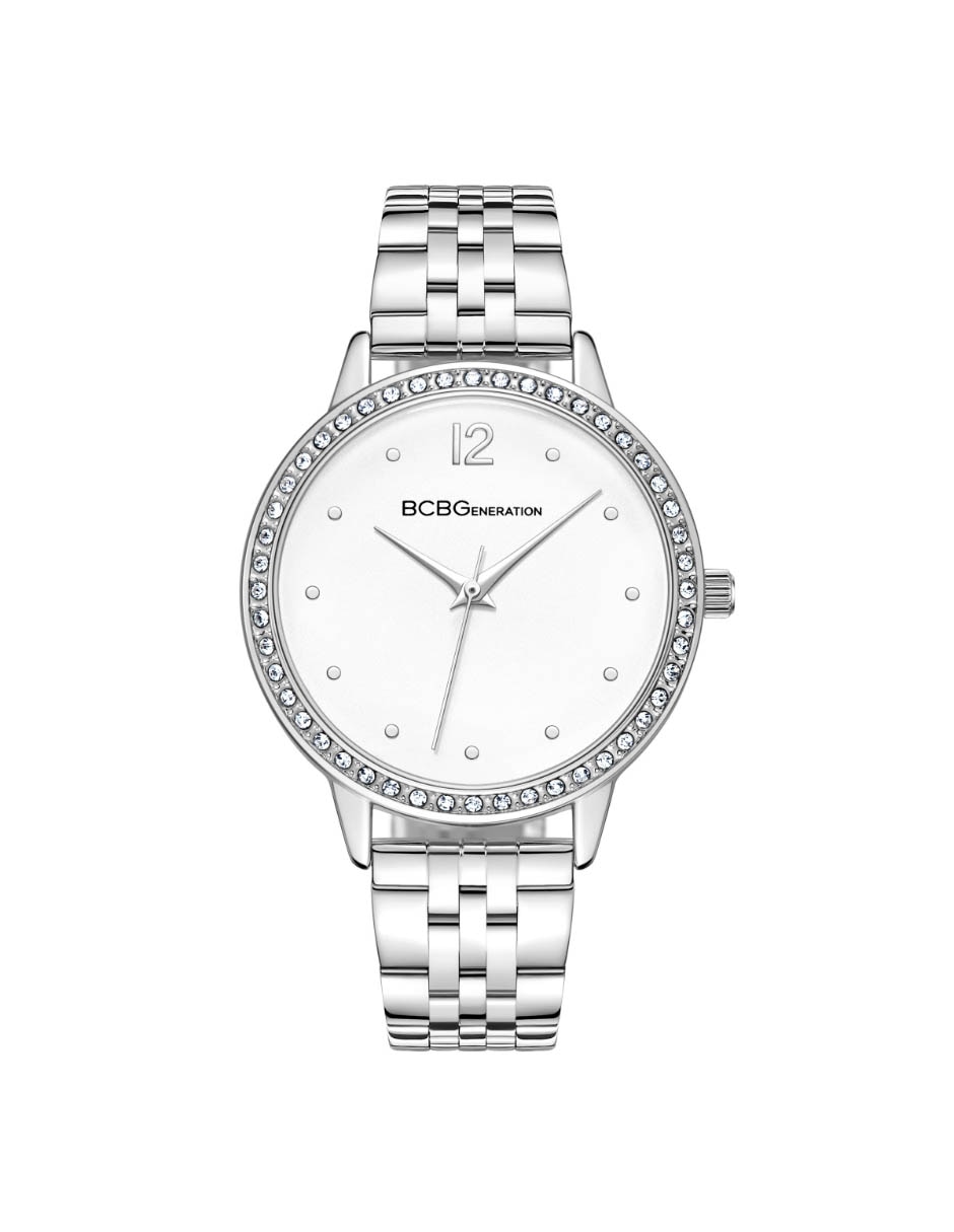 Reloj Bcbgmaxazria Silver Collection para mujer BBWLG0036201