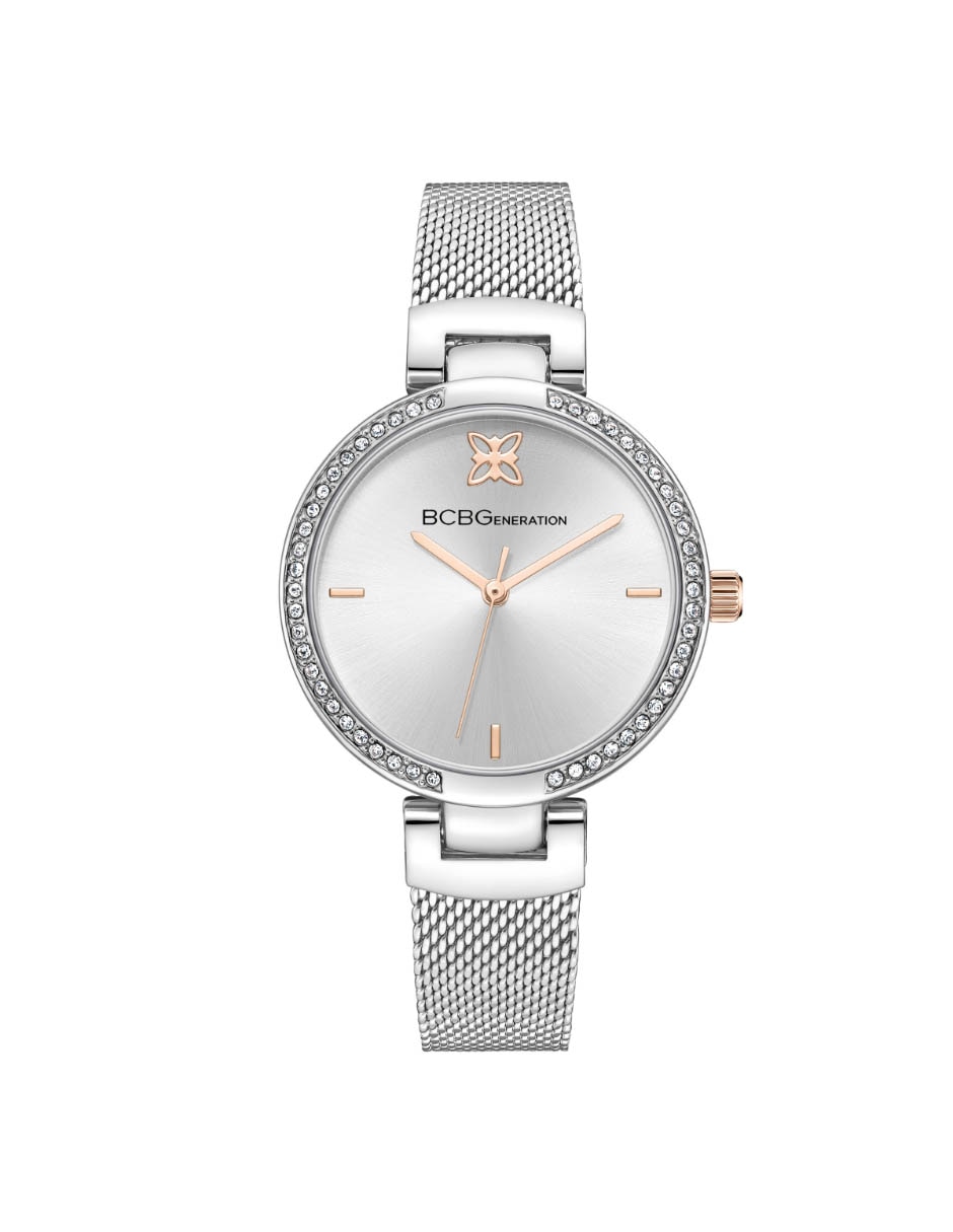 Reloj Bcbgmaxazria Silver Collection para mujer BBWLG0036101