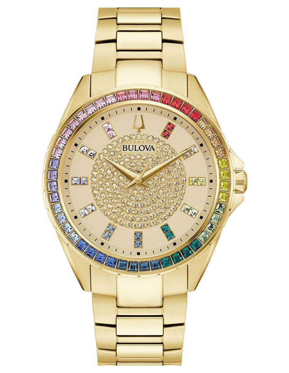 Reloj Dorado Bulova para Mujer