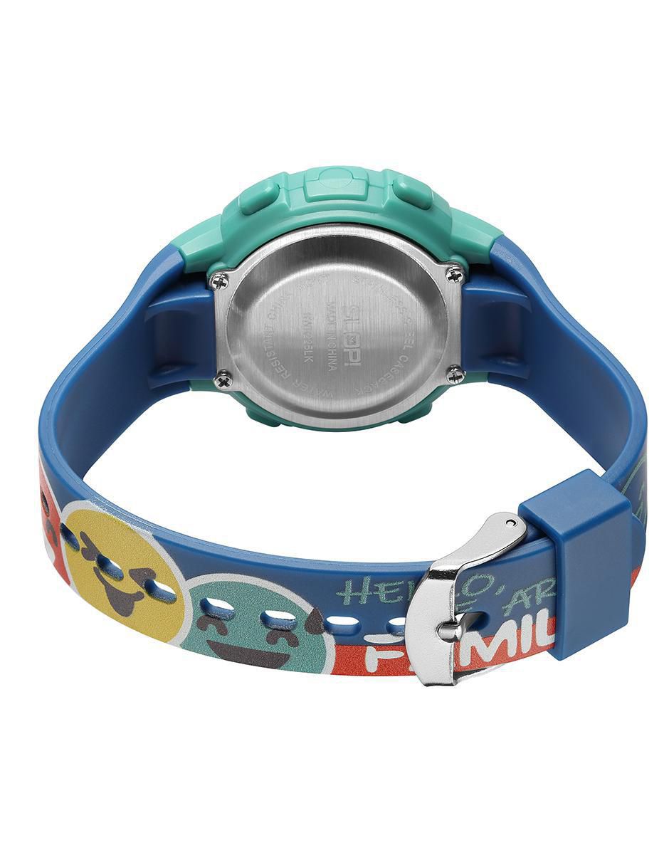 Reloj Azul Print Smile para niño SW8825LK2 2