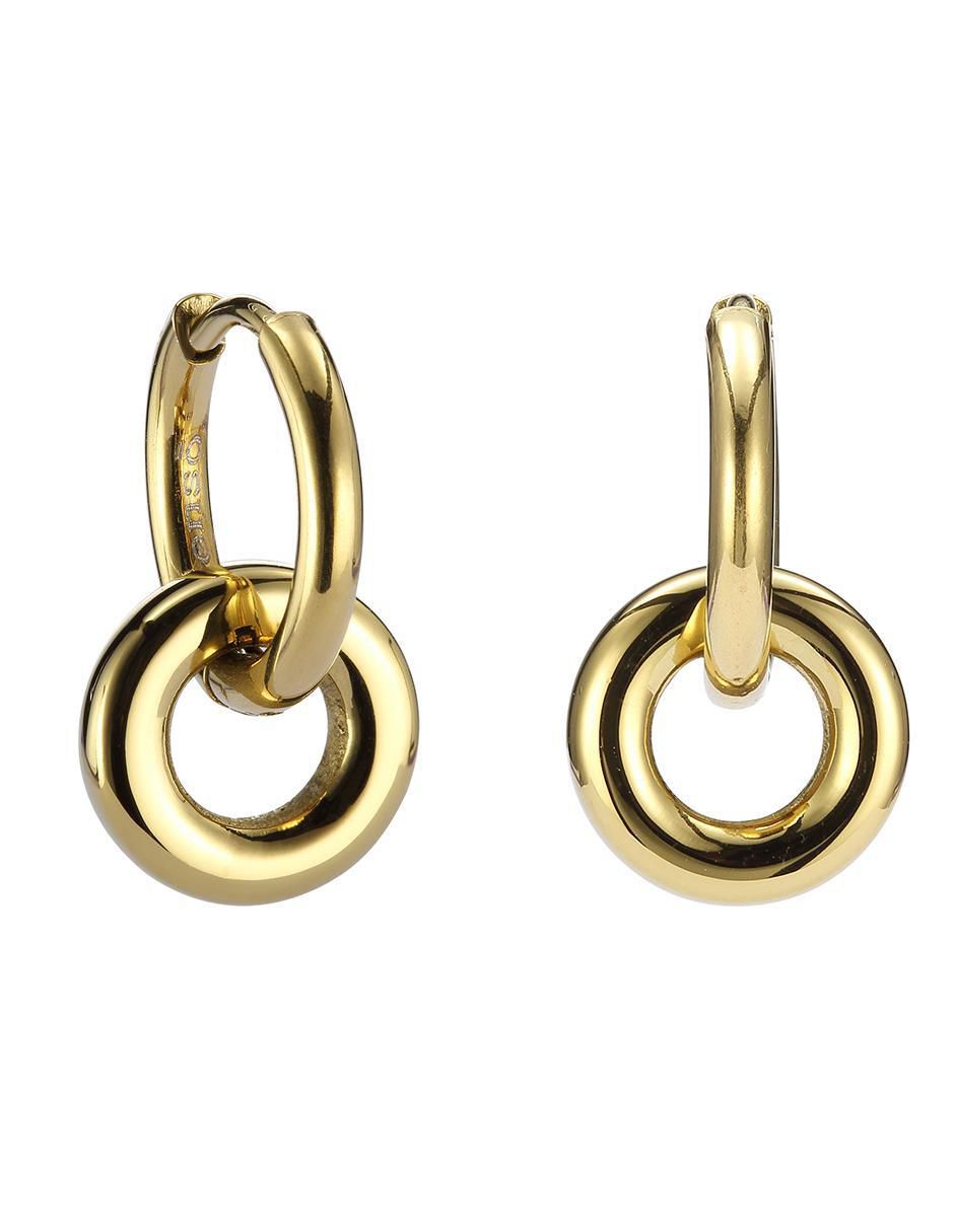 Aretes redondos con acabado brillante 2