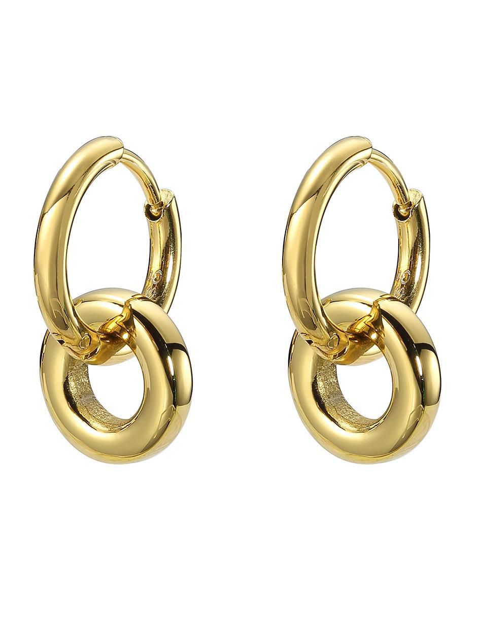 Aretes redondos con acabado brillante 3