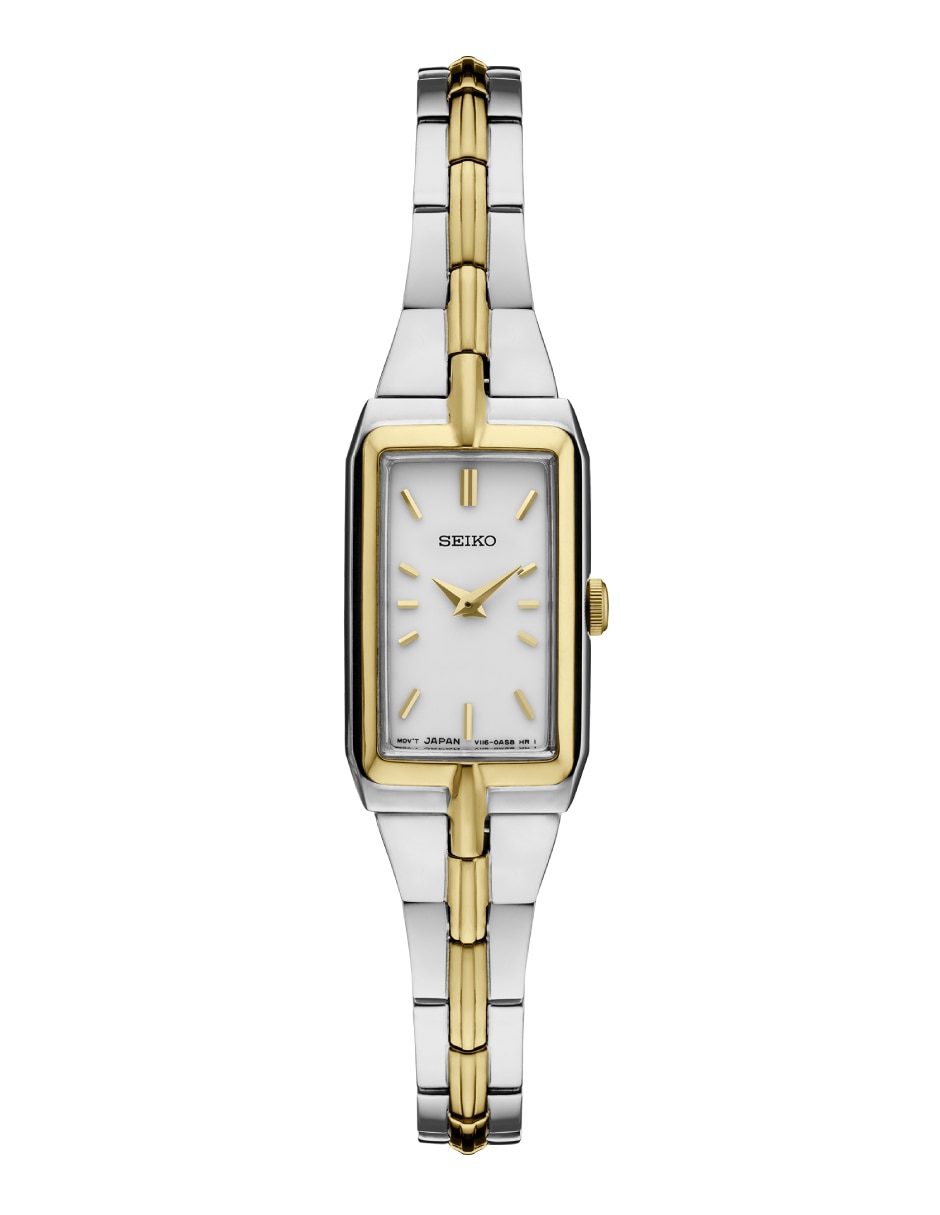 Oro 14k Reloj Seiko Mujer Oro Reloj Seiko Essentials Para Mujer