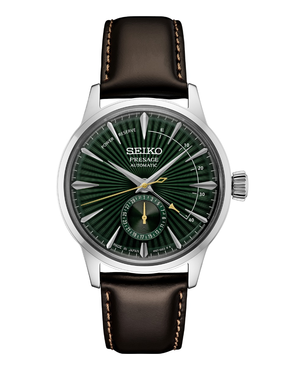 Reloj Seiko Presage para hombre SSA459 Verde