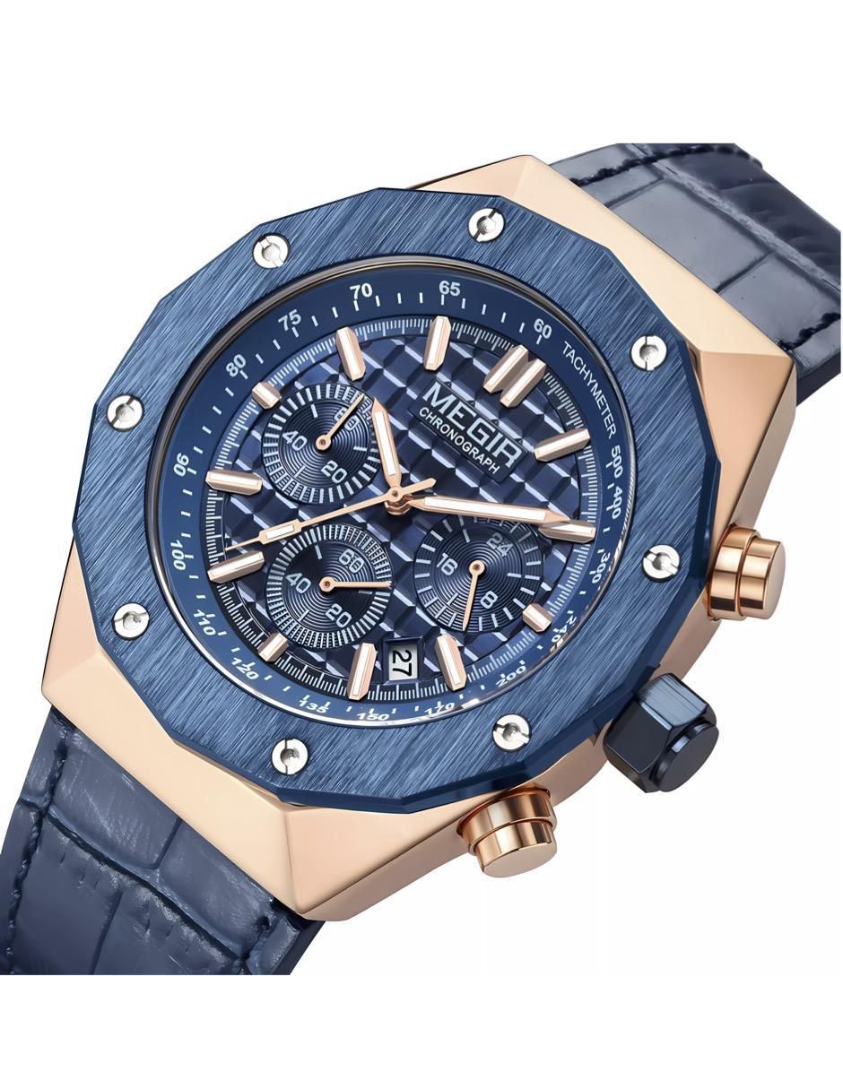 Reloj para hombre Metal Azul 2