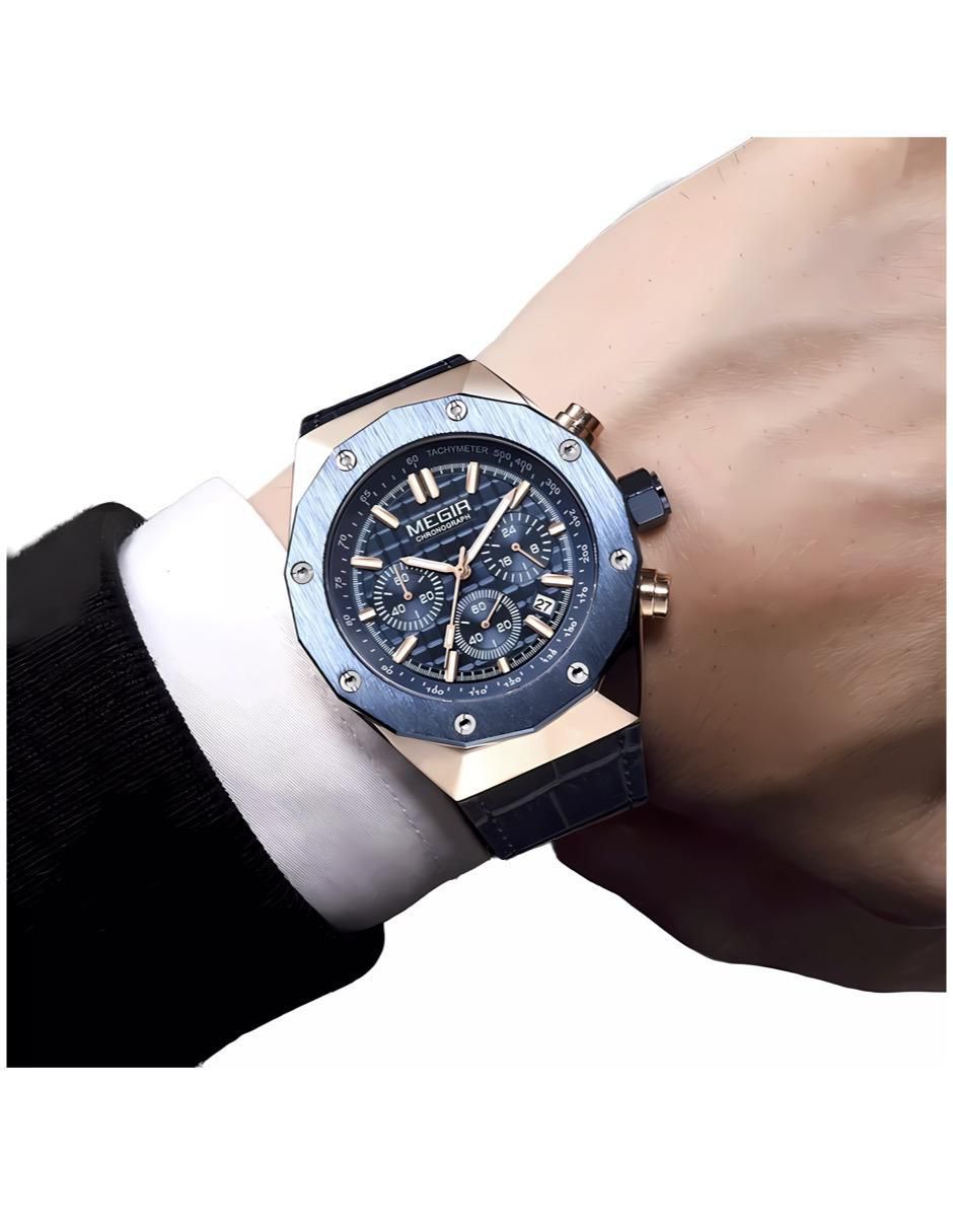 Reloj para hombre Metal Azul 3